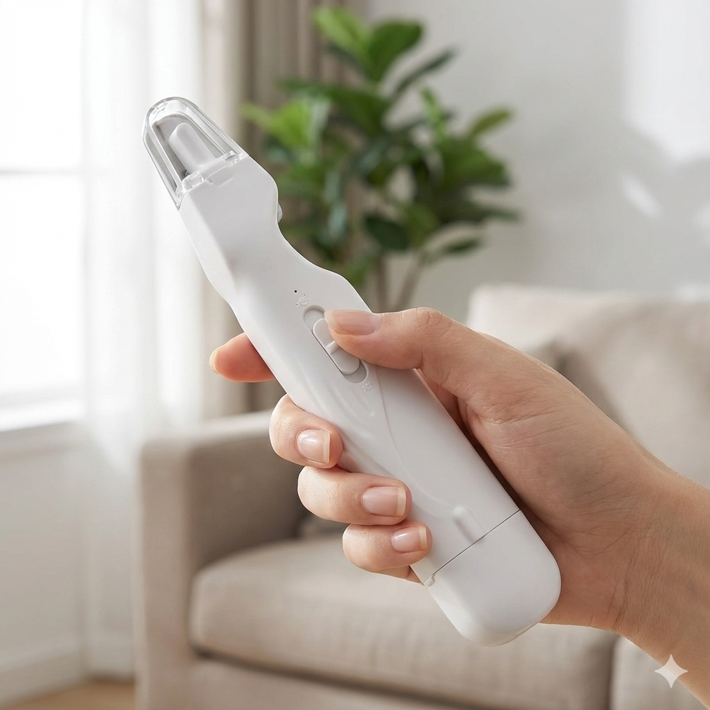 QuickGuard™ – LED Nagelknipper & Grinder